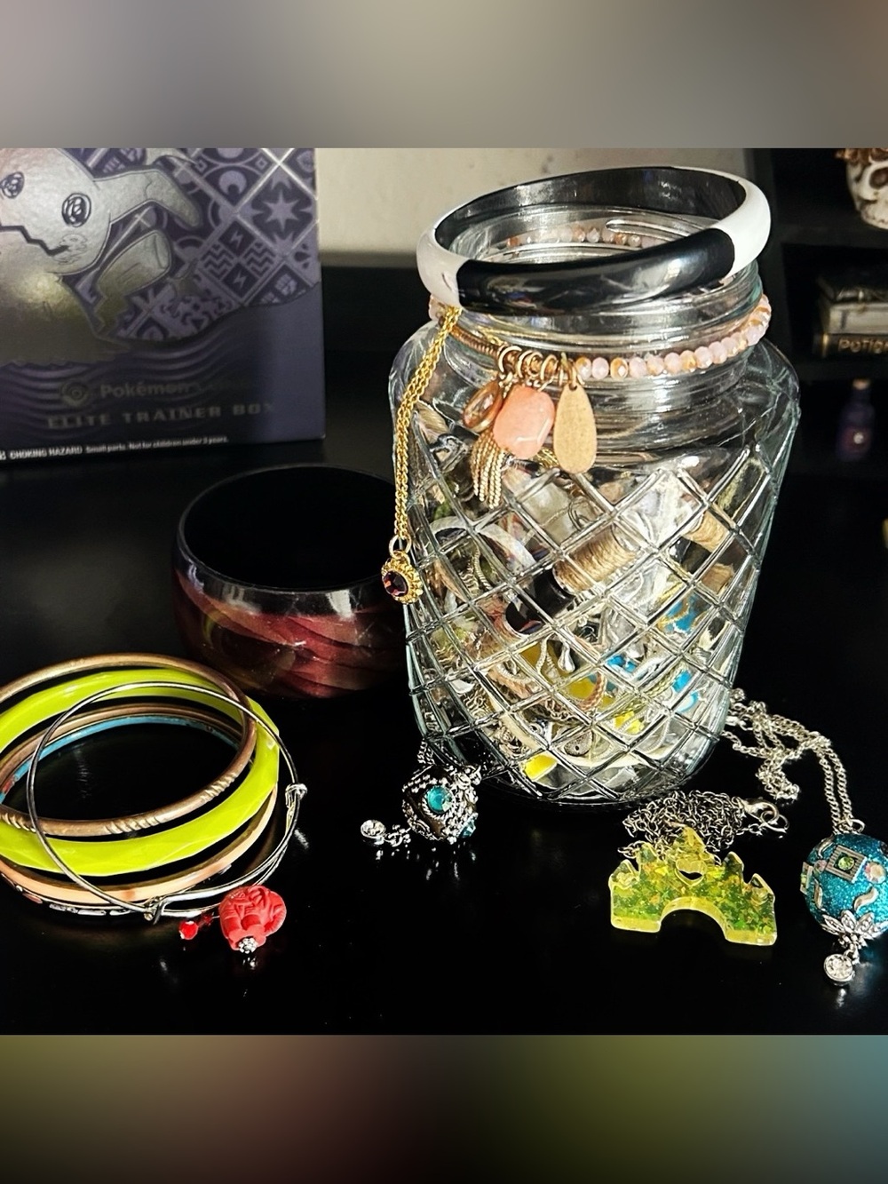 Mixed Jewelry Jar